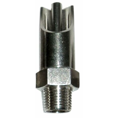 Abbeveratoio suini acciaio e ottone Ø 25mm filetto M1/2"