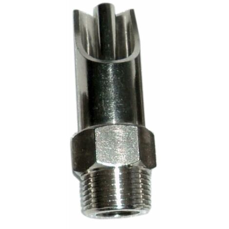 Abbeveratoio suini acciaio e ottone Ø 25mm filetto M3/4"