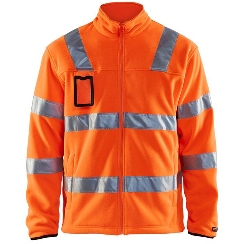 Image of Giacca da uomo in pile ad alta visibilità Blaklader Classe 3 Arancione xl - Arancione
