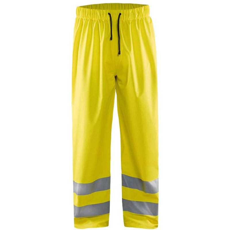 Image of Pantaloni antipioggia Blaklader ad alta visibilità traspiranti Giallo xxxl - Giallo