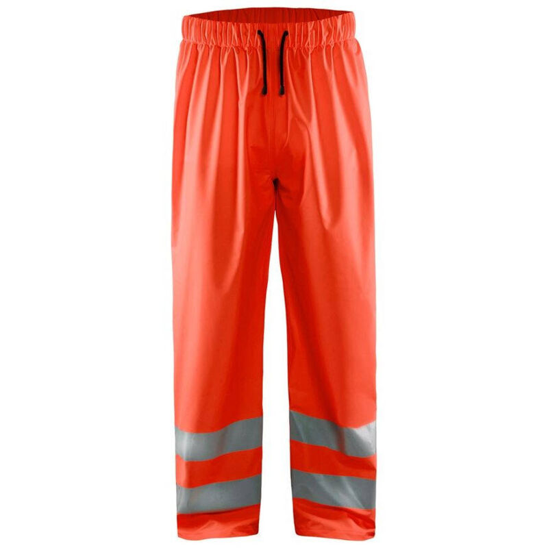 Image of Pantaloni antipioggia Blaklader ad alta visibilità traspiranti Rosso fluorescente xxxl - Rosso fluorescente