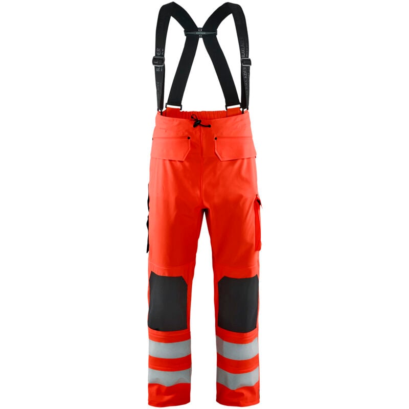 Pantaloni impermeabili alta visibilità livello 2 1302 - Rosso fluorescente M
