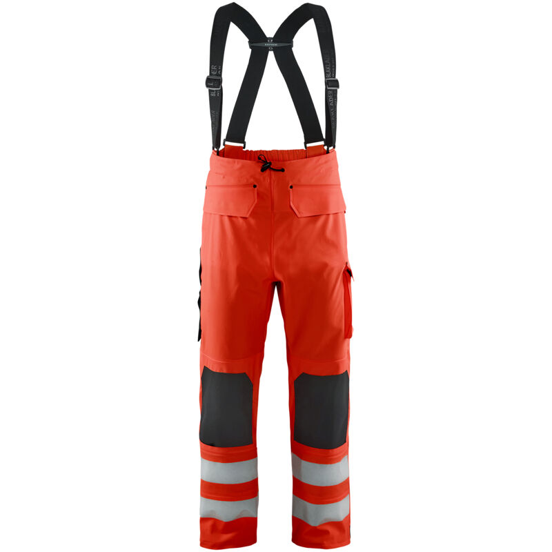 Pantaloni da pioggia ad alta visibilità livello 2 1302 - Rosso fluorescente S