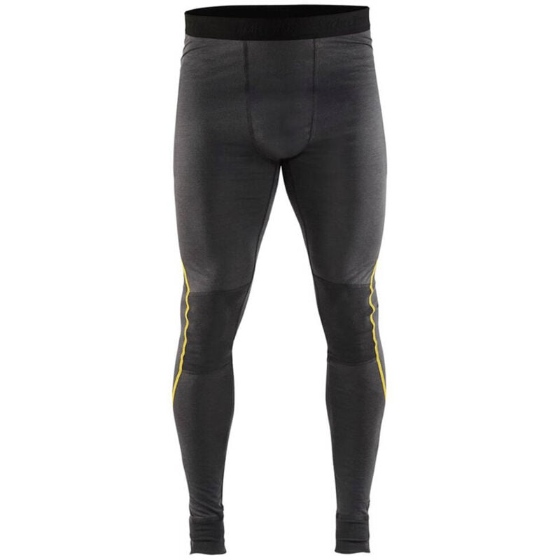 Blaklader - Pantaloni intimi XLight Grigio scuro / Giallo xl