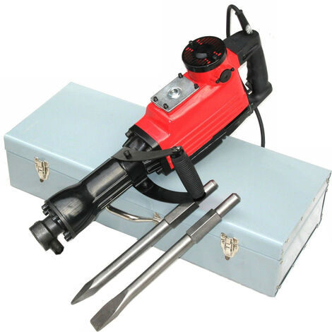 Abbruchhammer Meisselhammer 1800 Watt incl Zubehör + KOFFER Stemmhammer 56333