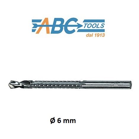 ABC F75940000 PUNTA FRESATRICE PUNTE FRESATRICI ACCIAIO SUPER RAPIDO HSS 6 MM