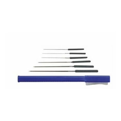 ABC F7787/4 ASSORTIMENTO DI 6 ALESATORI CONICI PENTAGONALI CON ASTUCCIO IN PVC