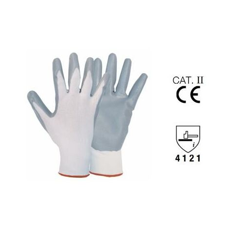 Abc Tools Guanti in Nitrile Pesante, Taglia 10