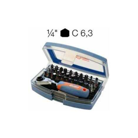 ABC Tools Impugnatura con cricchetto e adattatore 1/4''