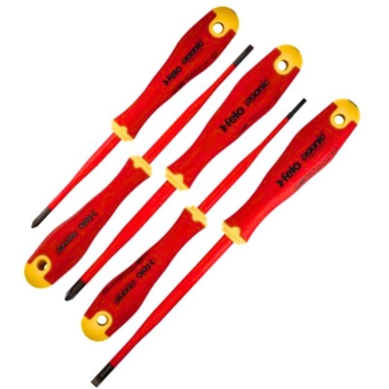 Set Di 5 Cacciaviti Felo-Ergonic Vde Slim - L/fl41385198