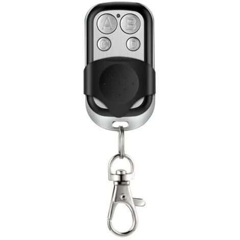 ABCD - Télécommande sans fil RF 433 MHz pour porte de garage Porte-clé électrique Télécommande