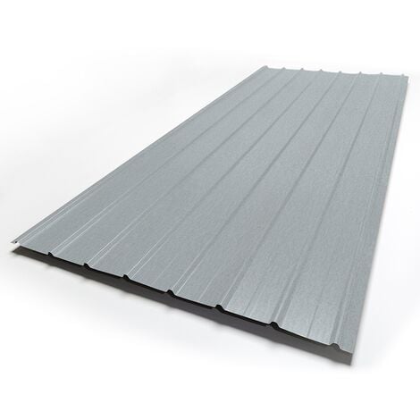 BRAVO THE SMART SOLUTION Abdeckblech, Metallblech, Trapez H12 Plus 200x90,6 cm, zink