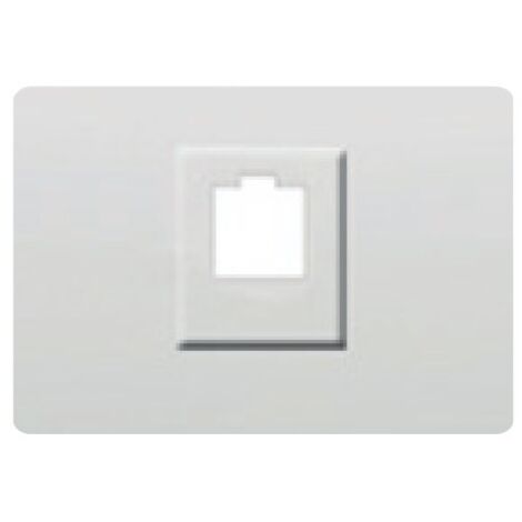 Abdeckbuchse RJ11 oder RJ45 WHITE BJC Coral 21795
