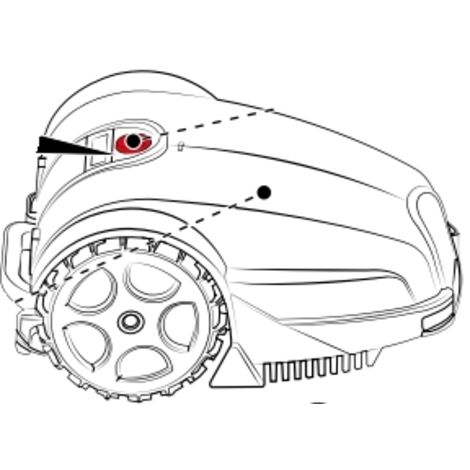 Abdeckkappe für Rasenmähroboter AMBROGIO L30 ELITE PHOTO GENERIC