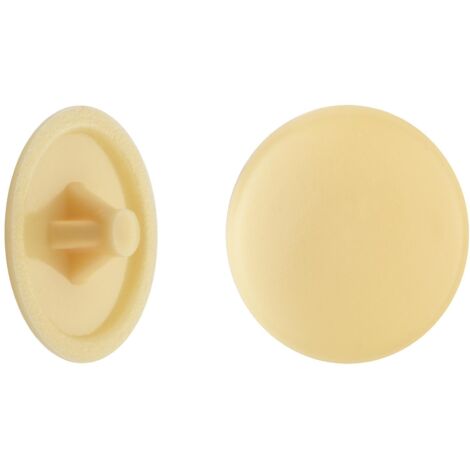Abdeckkappen Ø 12 mm für PZ Schrauben beige - 50 Stk. Abdeckkappen