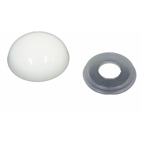 Abdeckkappen Ø 15 mm weiß Abdeckkappen