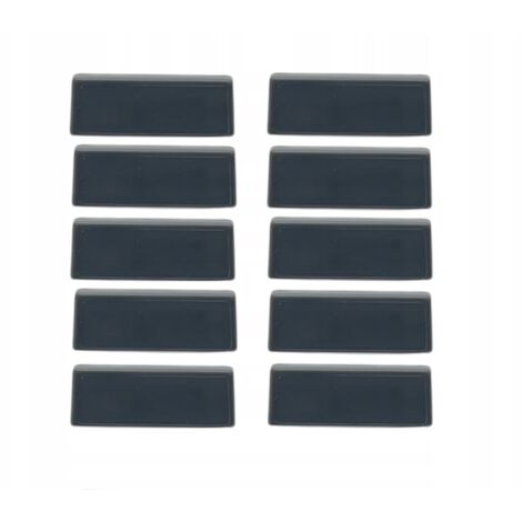 Abdeckkappen für Fensterablauflöcher, 10er-Set, Anthrazit