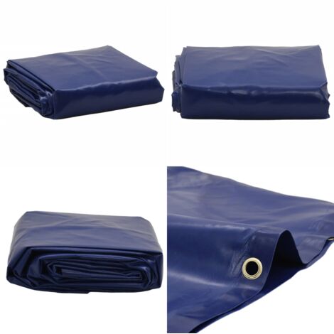 Abdeckplane Blau 5x8 m 600 g/m² - Abdeckplane - Planen - Wasserdichte Plane - Wetterfeste Plane - Blaue Plane - Home & Living