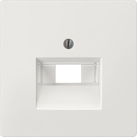 Abdeckplatte f. UAE-Anschlussdose titanweiß ausbrechbar, 68 mm x 68 mm /1 Stk.