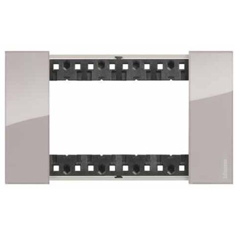Abdeckrahmen Bticino Living Now 4 Module farbe Aura KA4804DM