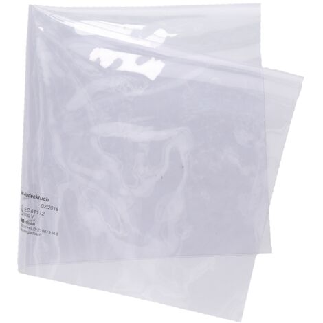 Abdecktuch mit Schutzisolierung, transparent, 1000mm