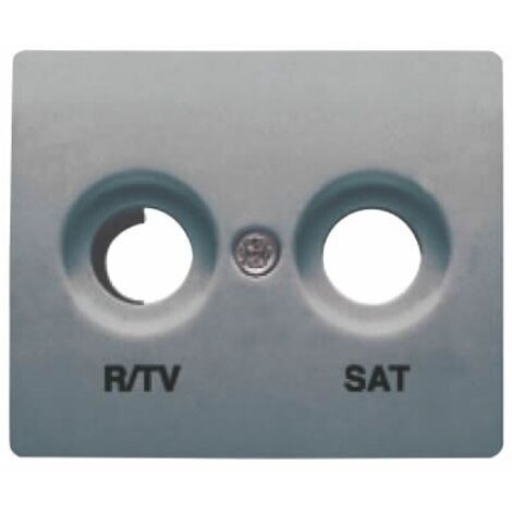 Abdeckung Buchse R / TV - SAT STEEL NEPTUNO BJC IRIS 18320-AN