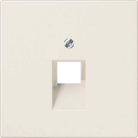 Abdeckung für Telefon- oder Datenbuchse RJ11-RJ45 IVORY JUNG LS 969-1 UA