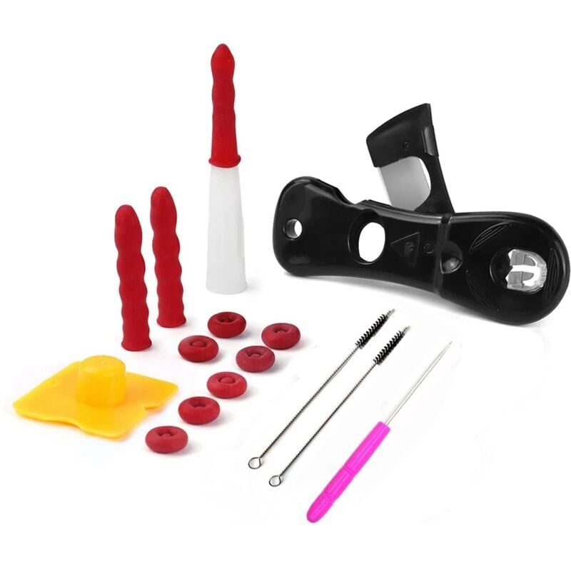 Image of Abdichten Tool Kit Dichtstoff Düse, 16PCS Silikon Set Tip Cutter Düse Nadel Pinsel und