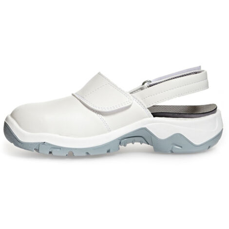 Abeba (32120) Clog ESD-Sicherheitsschuhe anatom SB weiß 38