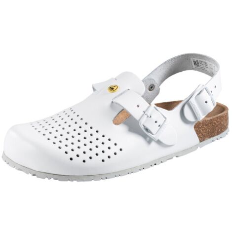 Abeba Berufsschuh Clog weiß 4050, OB, EU-Schuhgröße: 45