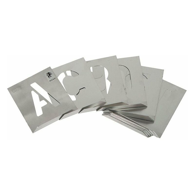 

Abecedario Arial Aluminio P/Rotular 40Mm
