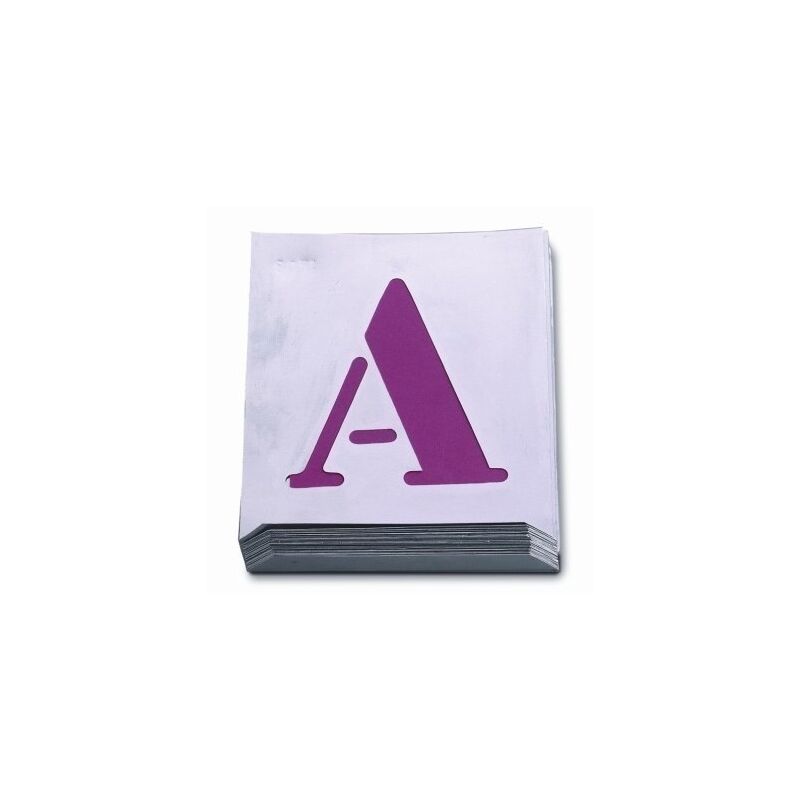 

Abecedario Pintar 100 Mm Chapa Aluminio - Nusac