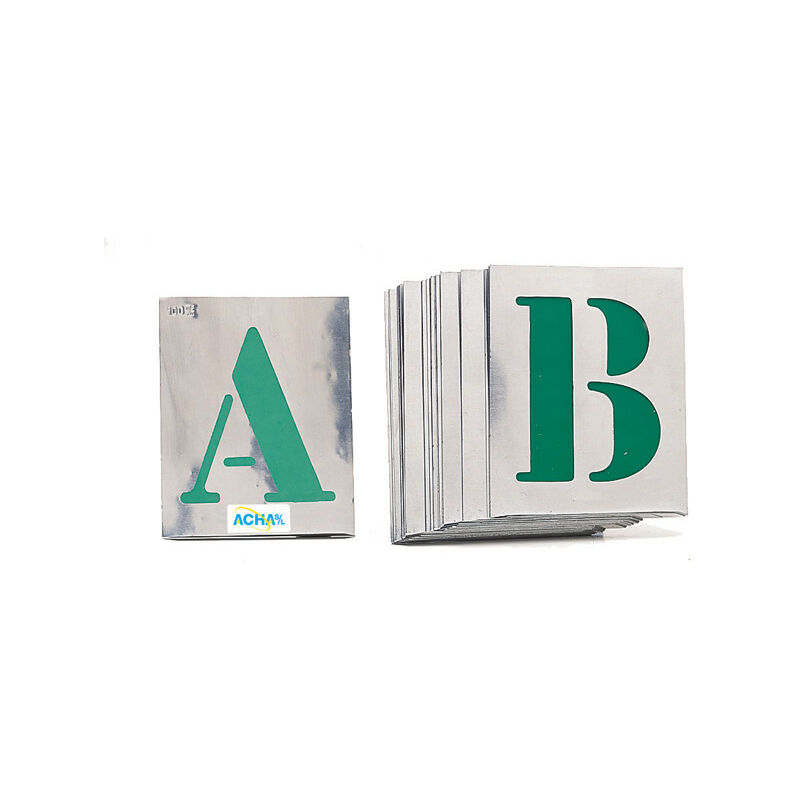 

Abecedario Pintar/rotular 080mm Chapa 57-126 D - Acha