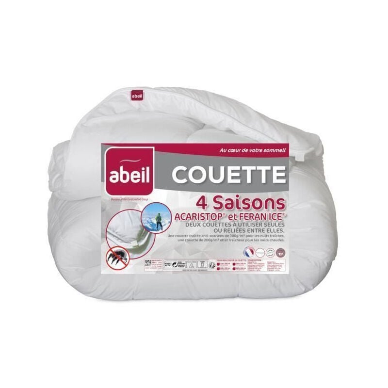 Abeil - Couette 4 Saisons anti-acariens 140x200cm