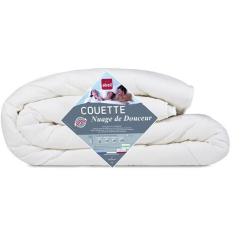 ABEIL Couette légere NUAGE de DOUCEUR 140x200 cm blanc