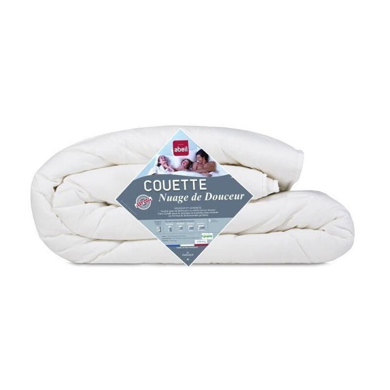 Abeil - Couette nuage de douceur 220x240 cm blanc