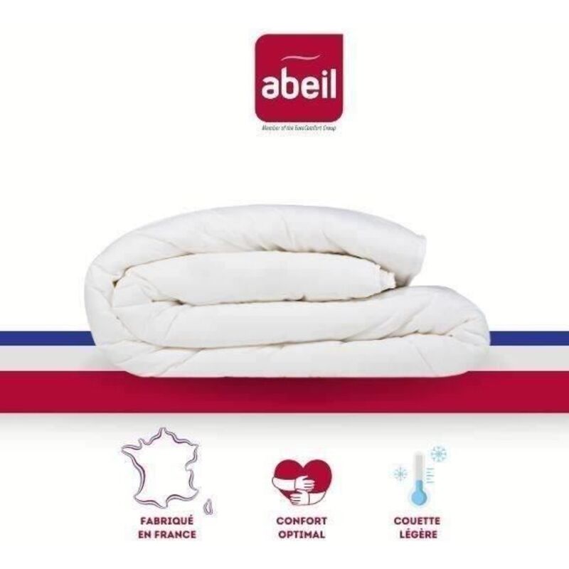 ABEIL  Couette l&eacute;g&egrave;re NUAGE de DOUCEUR 240x260 cm blanc