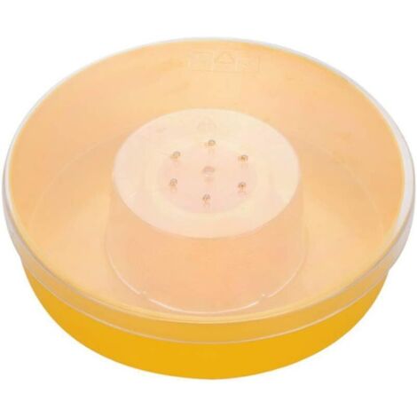 Abeille Alimentaire Ronde Durable Mangeoire Alimentation Abeille Fournitures Apiaire Outil Distributeur D'eau Automatique Jaune