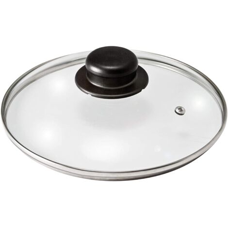 ABERT - COPERCHIO IN VETRO RESISTENTE ALLEALTE TEPERATURE CON VALVOLA DI SFIATO 18CM