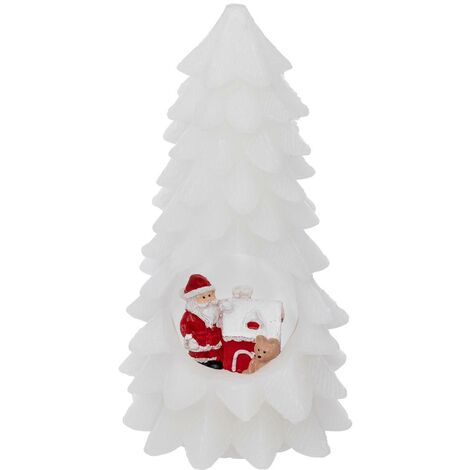 Abete cavo con candela led colorama de noël h20cm - Atmosphera créateur d'intérieur