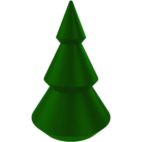 Abete da Giardino Ø30x46 cm in Resina Arkema Abete S Smart Verde Scuro