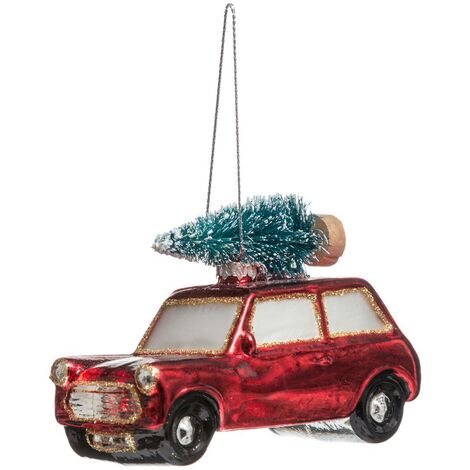 Abete di vetro per auto di Natale - Feeric lights & christmas