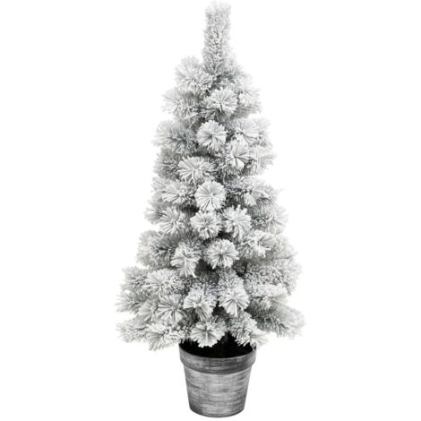 Abeto artificial flocado Windy Peak H.100cm - Feeric lights & christmas