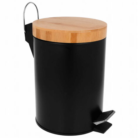 Abfalleimer 3L schwarz BRUNBESTE BB-1133