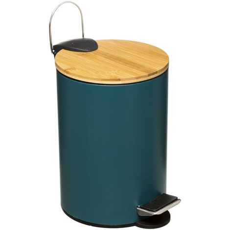 Abfalleimer Badezimmer 3 Liter Modern Color Atmosphéra - Petroleum