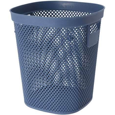 Abfalleimer Papierkorb Kunststoff 26X26xH30cm-027000230-var-Blau