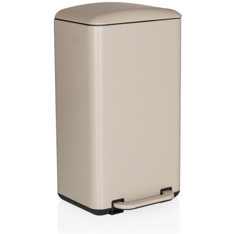 Abfallsammler / Mülleimer Clean Beva 30l Beige Hjh Office