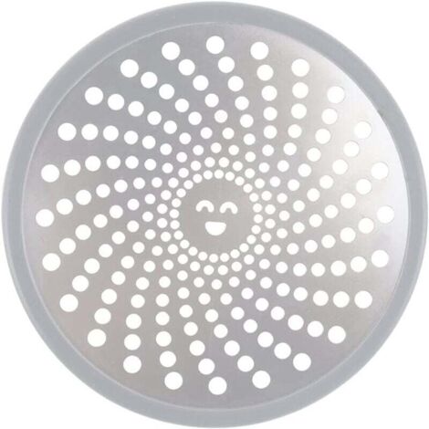 Abfluss-Haarfänger, Duschabflussfilter, 11,2 cm Edelstahl-Abflussstopfen, Anti-Haar-Duschgitter für Badezimmer, Küche, Badewanne – Silber