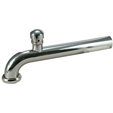 Abgangsbogen 90° mit Rohrbelüfter, 1 1/4 Zoll x Ø 32 mm x 250 mm, Messing, Chrom