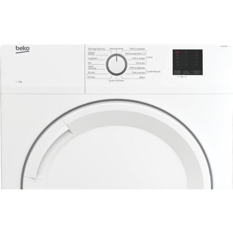 Abgastrockner 60cm 7kg c weiß - da7011pa - beko